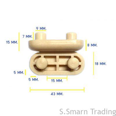 Toilet Seat Bumper size scaled 3 400x400 - ปุ่มยางฝารองนั่งโถส้วม(ปุ่มแบบมีขา) -