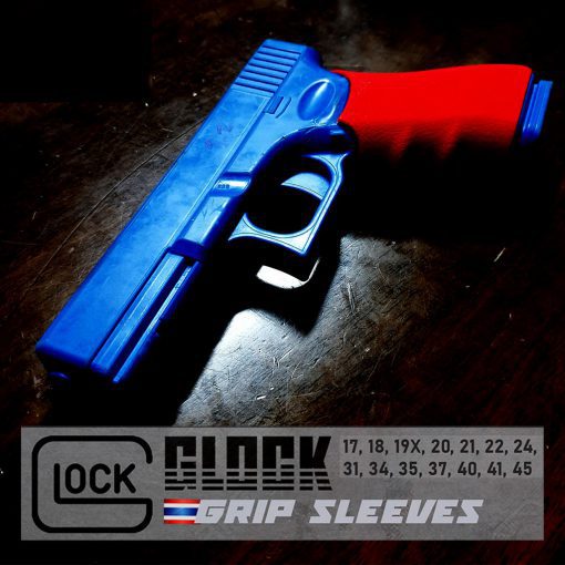กริปยางซิลิโคนกันลื่น Glock Gen 1, 2 & 5 วัสดุคุณภาพสูง งานไทย พร้อมส่งฟรี Glock Grip Sleeves Anti-Slip